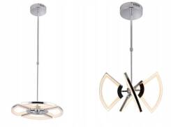 Reality lampa wisząca Eviana 327304-06 chrom LED 30W 3000K 45cm / 24h WM