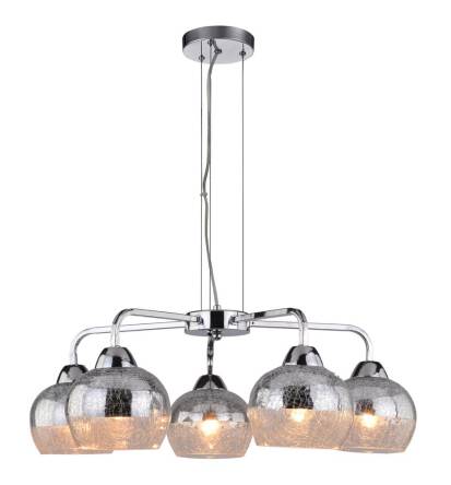 Candellux CROMINA 35-56375 lampa wisząca chrom 5X60W E27 55cm