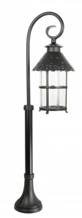 SU-MA Toledo K 5002/3/R lampa stojąca czarna E27 IP23 86cm