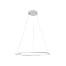 Milagro ORION WHITE ML501 lampa wisząca metal akryl regulacja wysokości okrąg biały 22W LED 3000K 40cm