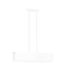 Emibig GENTOR 2 WHITE 673/2 lampa wisząca oryginalna biała loft regulowana metal 2x60W E27 48cm