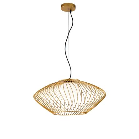 Maytoni Plec P364PL-01G lampa wisząca złota 1xE27 40 W 52 cm