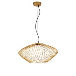Maytoni Plec P364PL-01G lampa wisząca złota 1xE27 40 W 52 cm