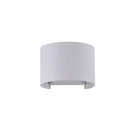 Maytoni Fulton O573WL-L6W kinkiet lampa ścienna zewnętrzna LED 6W 3000K metal biały 13,5cm IP54