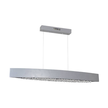 Milagro BOCCA ML016 lampa wisząca kształt łezki srebrny 24W LED 4000K 90cm