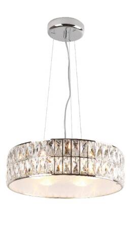 Maxlight DIAMANTE P0236 lampa wisząca metalowa szklane kryształy 5x42W G9 38cm