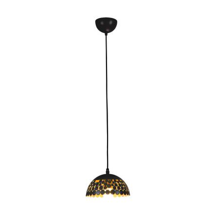 Milagro LISA BLACK ML6135 lampa wisząca metalowa czarna 1xE27 18cm 