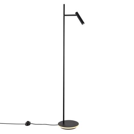 Maytoni Estudo Z010FL-L8B3K lampa podłogowa metalowa czarna regulowana 700Lm 3000K 8W LED 24cm