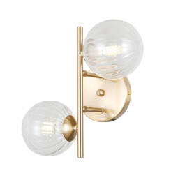 Italux Toledo WL-40717-2-HBR kinkiet lampa ścienna złota G9