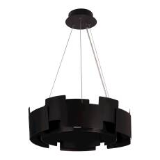 Milagro TORINO BLACK ML6141 lampa wisząca czarny geometryczne wzory 24W LED 3000K 46cm