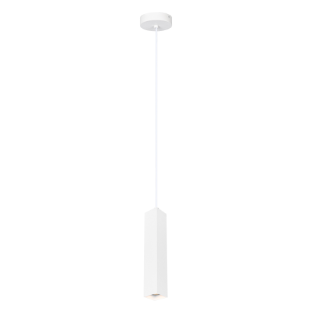 Italux Ander  PND-28394-1-WH lampa wisząca nowoczesna biała piaskowana, 1x10W IP20