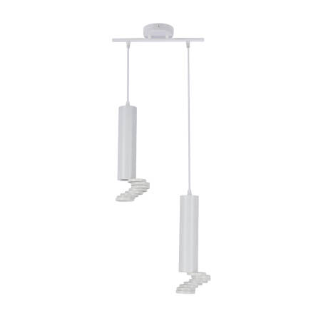 Candellux TUBA 32-78636 lampa wisząca tuba biała 2X50W GU10 30 cm