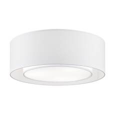 Maytoni Bergamo MOD617CL-04GR plafon lampa sufitowa metalowa chrom tkanina biało- szara 3XE27 60W 52cm