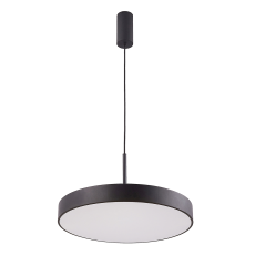 Italux Orbital 5361-835RP-BK-3 lampa wisząca nowoczesna akryl metal okrągła czarny piaskowany LED 35W 3000K IP20 40cm