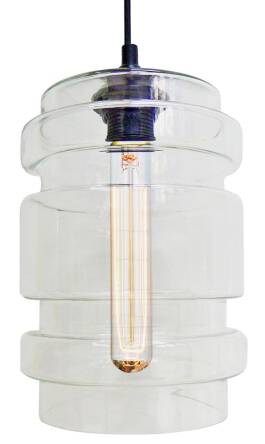 Candellux DECORADO 31-36674 lampa wisząca szklany klosz transparentny 1X60W E27 17 cm 