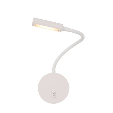 Maytoni Stem C035WL-L3W3K kinkiet lampa ścienna metalowa biała LED Lm150 3000K 3,1cm