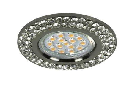 Candellux SOC-02 BK oprawa do wbudowania stropowa GU10 50W 230V okrągła odlew 9cm