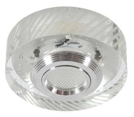 Candellux SS-33 AL/TR 3W LED COB 230V oprawa do wbudowania okrągła szkło transparentne 10cm