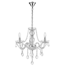 Light Prestige Cristallo 3 LP-2940/3P lampa wisząca elegancka metalowa kryształki 3x60W E14 40cm