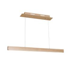 Milagro TIMBER MLP568 lampa wisząca drewniana wąska podłużna listwa 18W LED 3000K 90cm