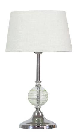 Candellux FERO 41-34618 lampa stołowa seledynowa ozdobna kula 1X60W E27 20 cm