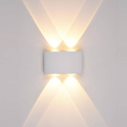 Italux kinkiet lampa ścienna Gilberto PL-261W IP54 biały LED 4W 3000K
