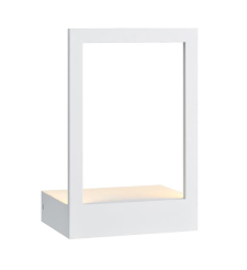 Markslojd kinkiet lampa ścienna LED 7W Pablo biały 107365 półka ramka / 24h WM
