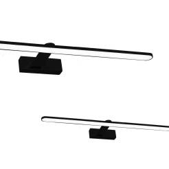 Milagro SPLASH BLACK ML5723 kinkiet lampa ścienna czarny 16W LED 4000K 80cm IP44 