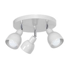 Milagro PIK WHITE MLP9682 plafon lampa sufitowa metal biały głowice ruchome 3xE27 20cm