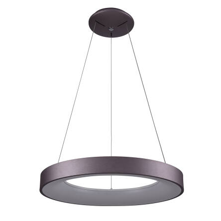 Italux Giulia 5304-850RP-CO-3 lampa wisząca nowoczesna kawowy aluminium klosz akryl 60cm 3000K LED 50W 