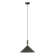 Italux Drello PND-541101-GR lampa wisząca nowoczesna stal szara 1x40W E27 35cm