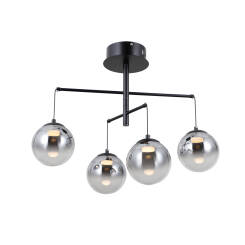 Italux Velada PND-34381-4-BK lampa wisząca czarna LED 4x5W 3000K 57 cm