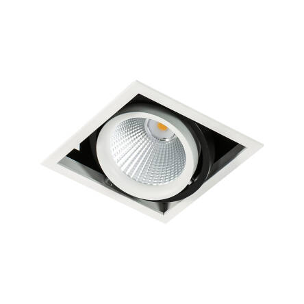 Italux Vertico Single 4000K GL7108-1/18W 4000K WH+BL oprawa wpuszczane do wbudowania aluminium 18W LED 4000K 13,8cm WM