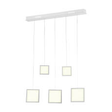 Milagro DIXON ML269 lampa wisząca biała metal / akryl 33W LED 4000K 72cm