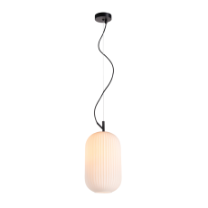 Italux Rues  PND-64536C-M-BL-OPA lampa wisząca stop metali klosz szklany IP20 E27 1x60W 20cm