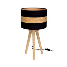 Milagro TERRA MLP6292 lampa stołowa metal / tkanina /drewno 1xE27 45 cm