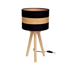 Milagro TERRA MLP6292 lampa stołowa metal / tkanina /drewno 1xE27 45 cm