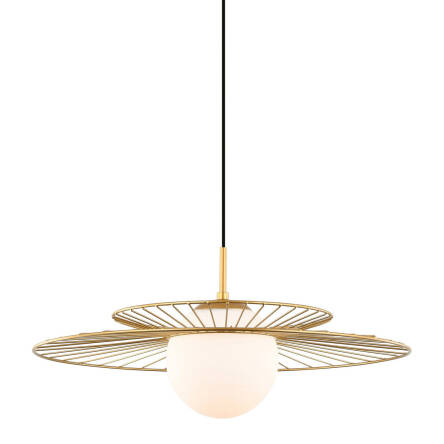 Italux lampa wisząca Sarah MDM-4000/1 GD złota druciana 50 cm