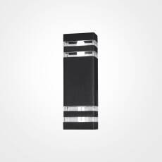 Maytoni Unter den Linden O578WL-02B kinkiet lampa ścienna zewnętrzna aluminium 2X60W E27 11cm IP54