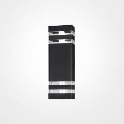 Maytoni Unter den Linden O578WL-02B kinkiet lampa ścienna zewnętrzna aluminium 2X60W E27 11cm IP54