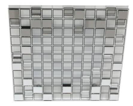 Candellux MOSAIC 10-30627 plafon lampa sufitowa szkło hartowane 1X9W LED 31cm