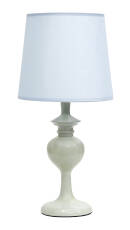 Candellux BERKANE 41-11749 lampa stołowa błękitna abażur 1X40W E14 20 cm 