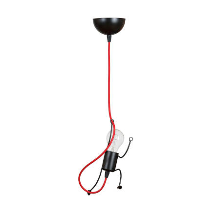 Emibig BOBI 1 BLACK 537/1 lampa wisząca dziecięca oryginalny zwis czarny 1x60W E27 14cm