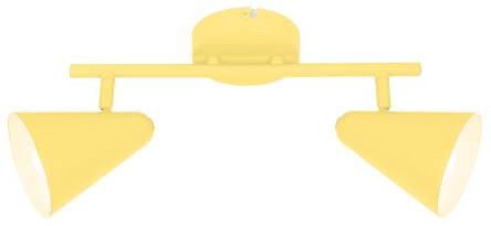 Candellux AMOR 92-68804 oprawa oświetleniowa metalowy klosz stożek bananowy 2X40W E14 42cm