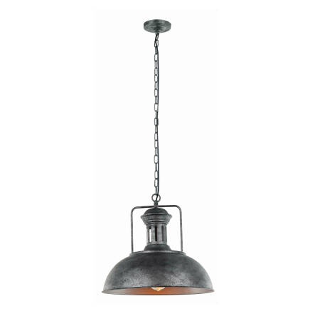 Italux lampa wisząca Nadia MDM-2647/1 GR+BK loftowa 41cm WM