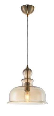 Maytoni Tone P001PL-01BZ lampa wisząca metalowa ramka brązowa klosz bursztynowe szkło 1xE27 60W 29,7 cm