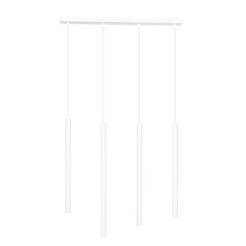 Emibig SELTER 4 WHITE 553/4 lampa wisząca designerski spot wiszący halogen tuby białe metal 4x30W G9 60cm