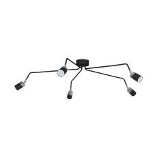 Milagro JOKER BLACK MLP1341 plafon lampa sufitowa metal czarna 5xGU10 132cm