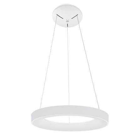 Italux Giulia 5304-840RP-WH-3 lampa wisząca nowoczesna biała aluminium klosz akryl 48cm 3000K LED 40W 