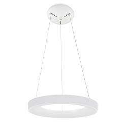 Italux Giulia 5304-840RP-WH-3 lampa wisząca nowoczesna biała aluminium klosz akryl 48cm 3000K LED 40W 